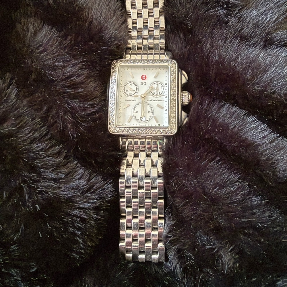 Michele Silver Women's Watch